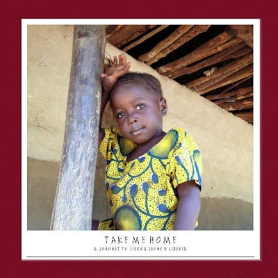 Cover of Photobook re: 2013 Trip to Sierra Leone & Liberia