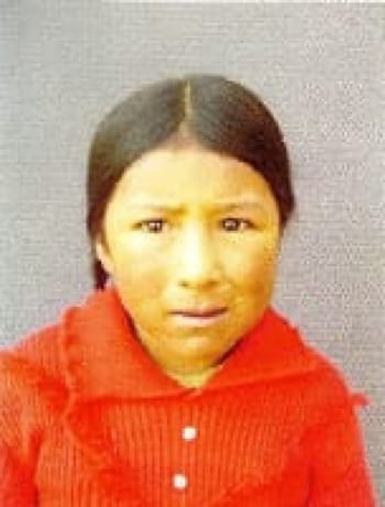 Photo of ChildFund sponsored girl child, head & shoulders with white background