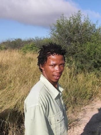 Photo of Numsi, a San Bushman Guide