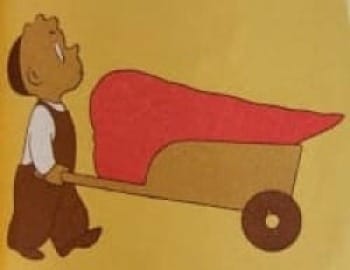 Illustration from the children's book, The Carrot Seed.