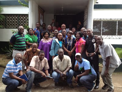 Photo of 2013 Staff of ChildFund Liberia office in Monrovia